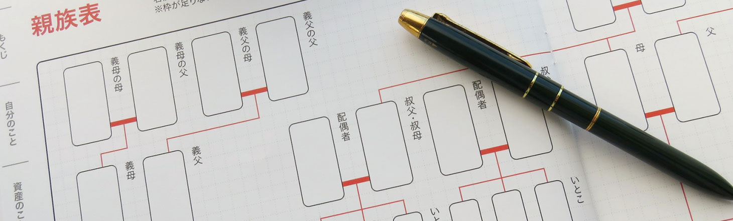 相続人の範囲と調査画像